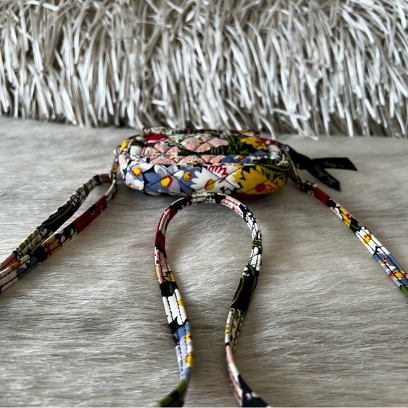 VERA BRADLEY Poppy Fields Little Hip Bag Crossbody Belt Bag Y2K Red Floral 2010 - Picture 9 of 15